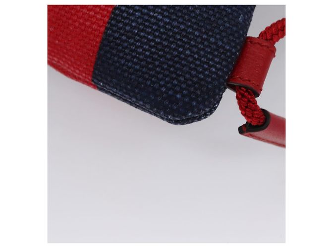 GUCCI Backpack Canvas Red Navy 473872 Auth BA150 Navy blue - view 16