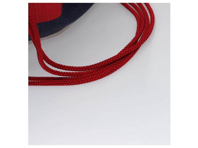 GUCCI Backpack Canvas Red Navy 473872 Auth BA150 Navy blue - view 7