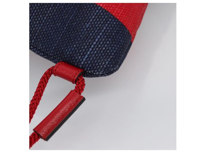 GUCCI Backpack Canvas Red Navy 473872 Auth BA150 Navy blue - view 9