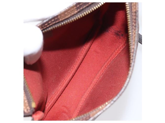 LOUIS VUITTON Pochette per trucco Damier Ebene N51982 LV Auth 114084 - vista 10