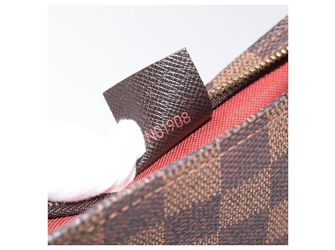 LOUIS VUITTON Pochette per trucco Damier Ebene N51982 LV Auth 114084 - vista 12