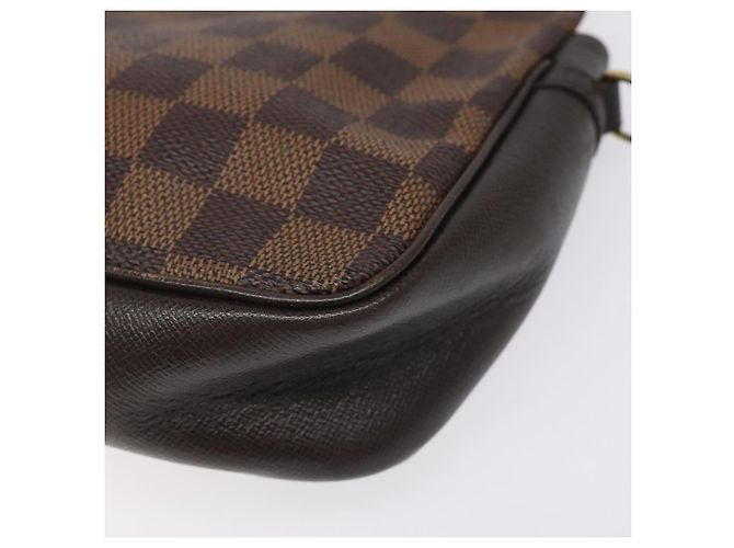 LOUIS VUITTON Pochette per trucco Damier Ebene N51982 LV Auth 114084 - vista 16