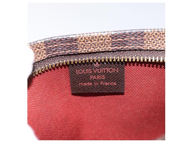 LOUIS VUITTON Pochette per trucco Damier Ebene N51982 LV Auth 114084 - vista 18