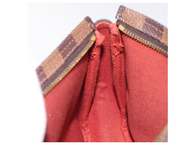 LOUIS VUITTON Pochette per trucco Damier Ebene N51982 LV Auth 114084 - vista 19