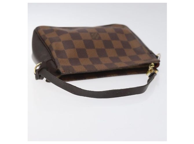 LOUIS VUITTON Pochette per trucco Damier Ebene N51982 LV Auth 114084 - vista 7