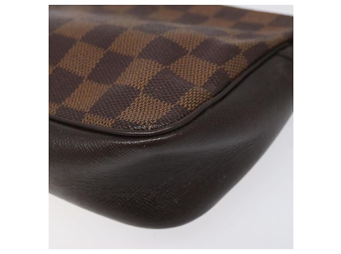 LOUIS VUITTON Pochette per trucco Damier Ebene N51982 LV Auth 114084 - vista 8