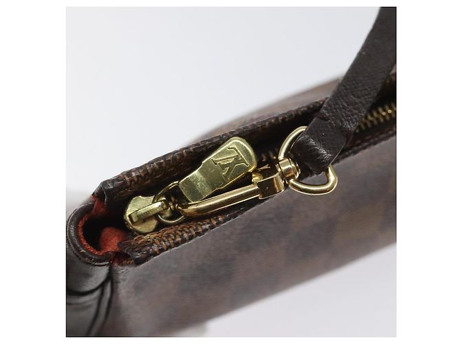 LOUIS VUITTON Pochette per trucco Damier Ebene N51982 LV Auth 114084 - vista 9