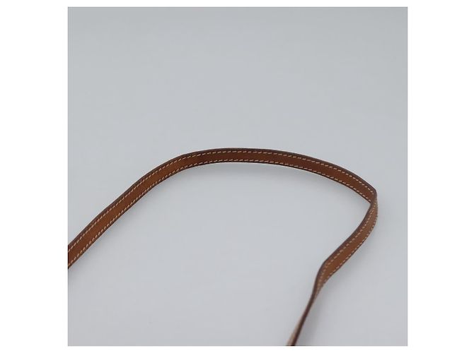 Céline Borsa a spalla in tela Macadam CELINE in pelle PVC marrone oro Auth BD213 D'oro - vista 7