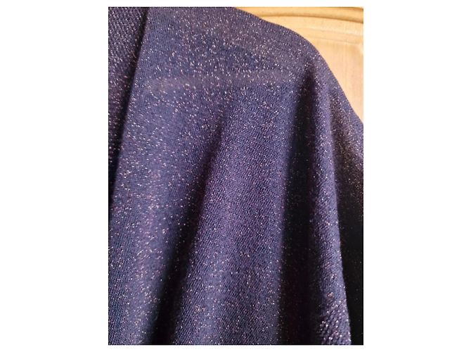 Autre Marque Kimono Liviana Conti Chocolate Lurex Bronce - vista 3