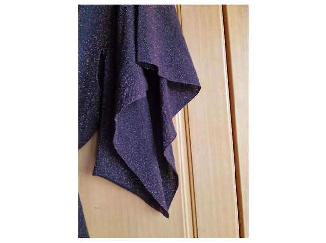 Autre Marque Kimono Liviana Conti Chocolate Lurex Bronce - vista 4