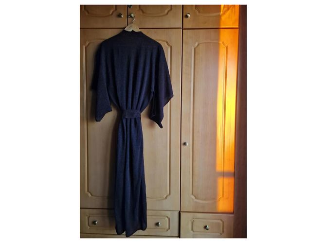 Autre Marque Kimono Liviana Conti Chocolate Lurex Bronce - vista 6