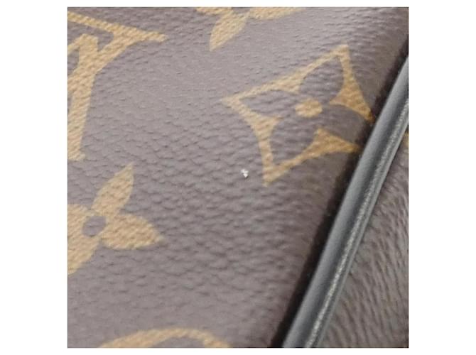 Pochette Keepall Monogram Louis Vuitton Marrone Nero - vista 8