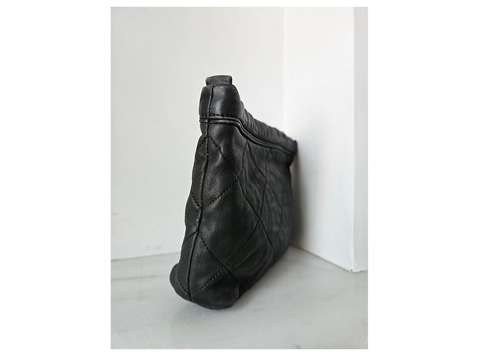 Clutch Lanvin in pelle nera Nero - vista 5