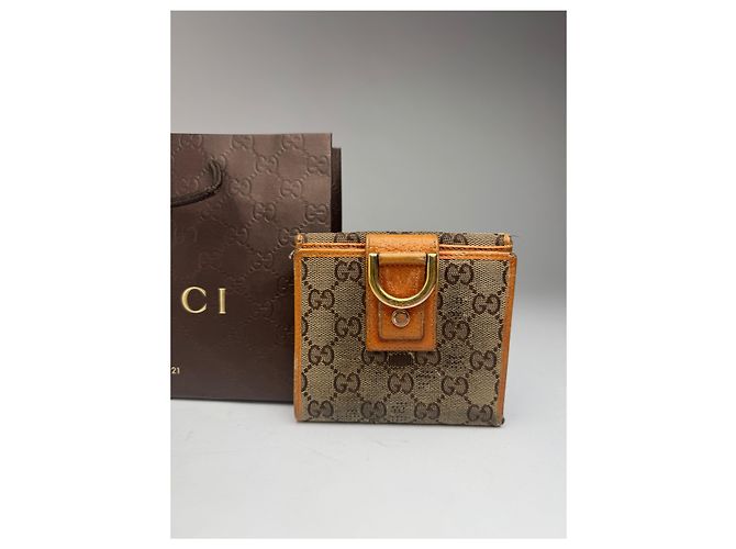 Marmont Vintage Gucci Monogramm Wallet Beige - view 10
