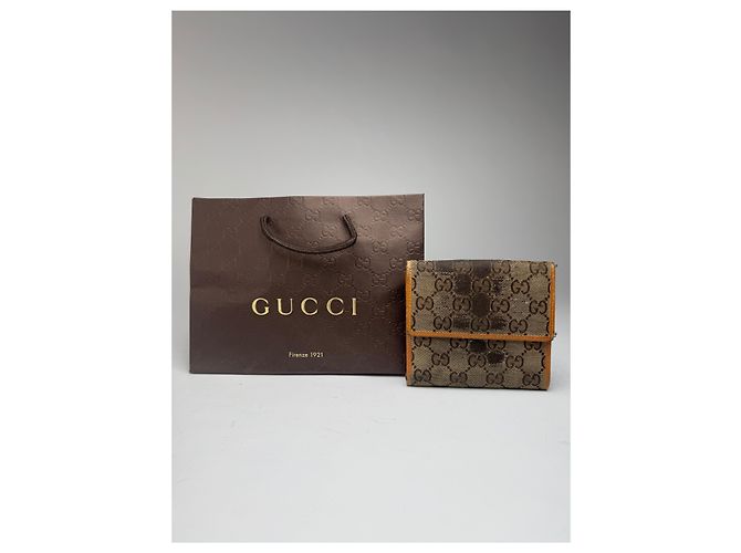 Marmont Vintage Gucci Monogramm Wallet Beige - view 2