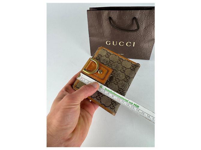 Marmont Vintage Gucci Monogramm Wallet Beige - view 9