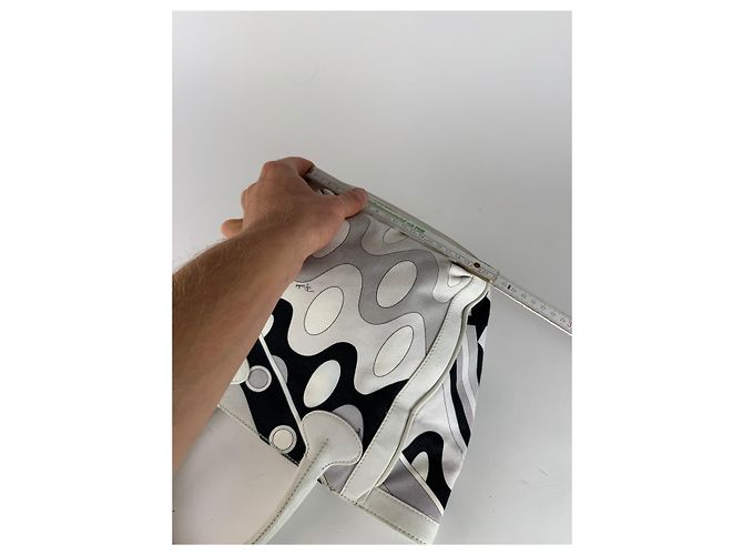 Vintage Emilio Pucci Tasche Weiß - Ansicht 12