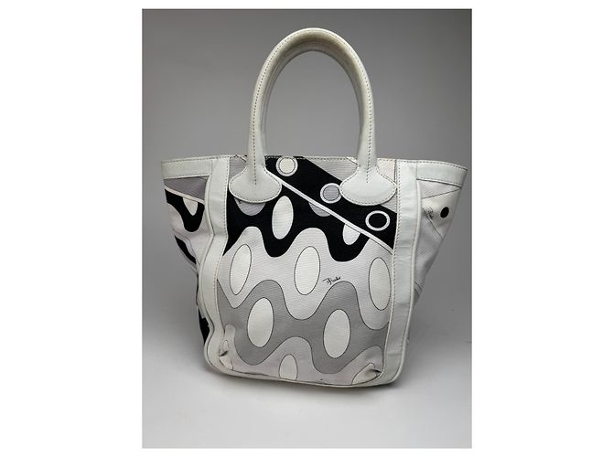 Vintage Emilio Pucci Tasche Weiß - Ansicht 7