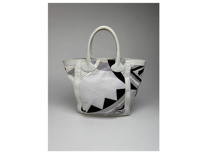 Vintage Emilio Pucci Tasche Weiß - Ansicht 8