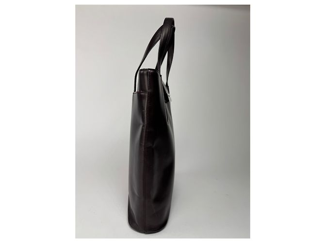 Vintage Givenchy Antigona Tasche aus lackiertem Leder braun - Ansicht 10