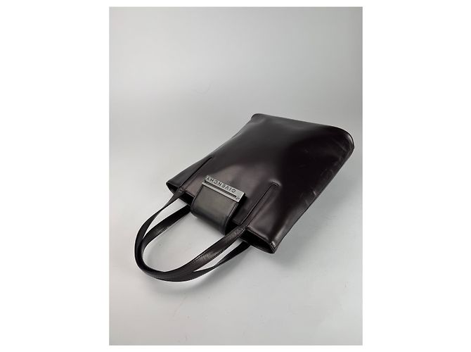 Vintage Givenchy Antigona Tasche aus lackiertem Leder braun - Ansicht 4