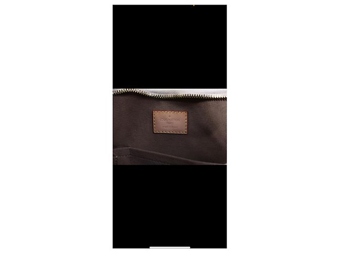 Louis Vuitton Greta Multicolor Black Canvas Leather Multicor - vista 5