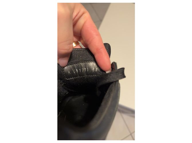 Sneakers Chanel in pelle nera Nero - vista 5