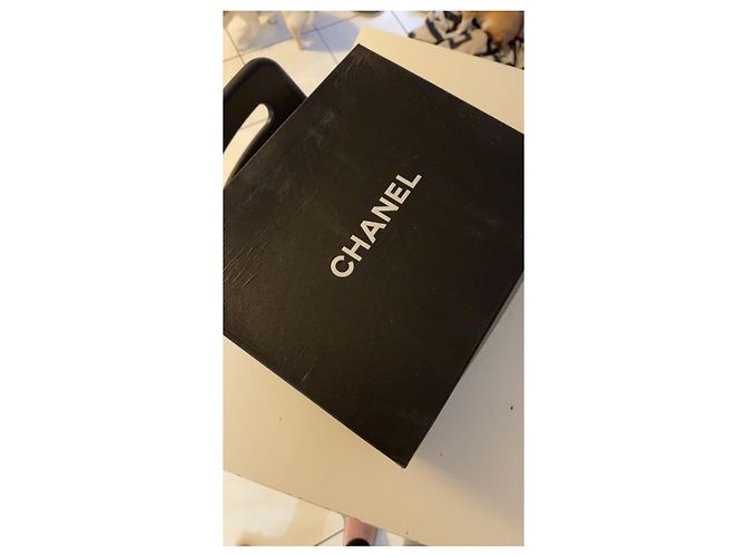 Sneakers Chanel in pelle nera Nero - vista 6