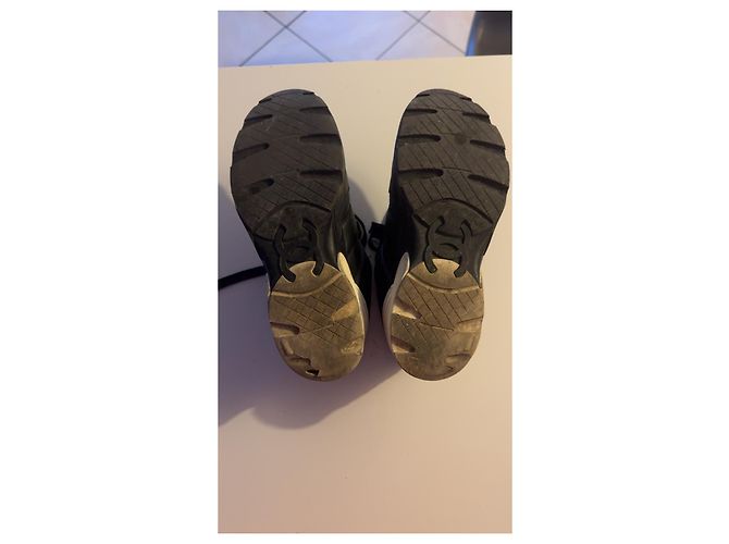 Sneakers Chanel in pelle nera Nero - vista 8