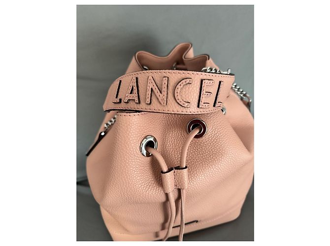 Borsa a mano Lancel in pelle rosa - vista 3
