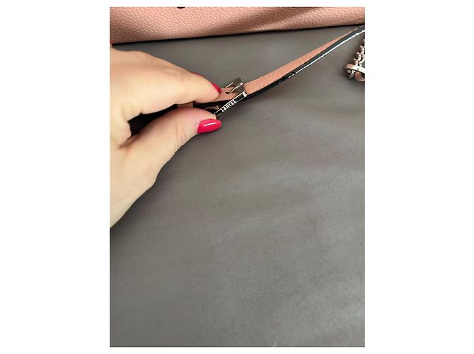 Borsa a mano Lancel in pelle rosa - vista 4