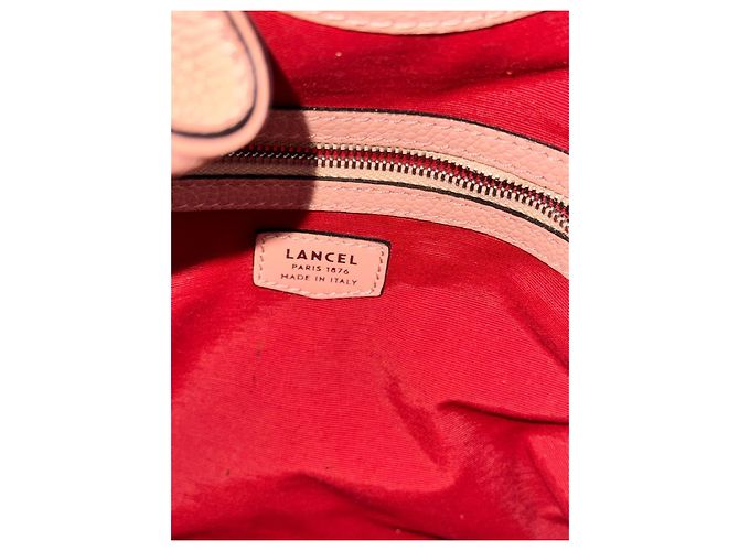 Borsa a mano Lancel in pelle rosa - vista 5
