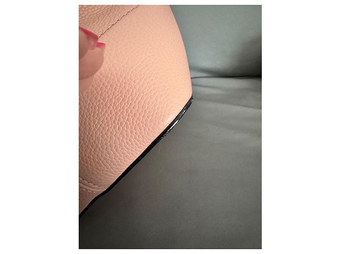 Borsa a mano Lancel in pelle rosa - vista 6