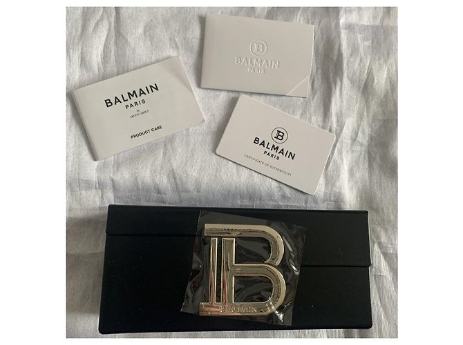 Occhiali da sole Balmain in acetato e titanio neri Nero Marrone chiaro Marrone scuro - vista 4