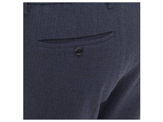 Graue Woll-Cropped-Hosen von Issey Miyake - Ansicht 2