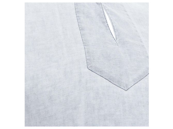 Apc A.P.C. graues, distressed Leinenhemd - Ansicht 2