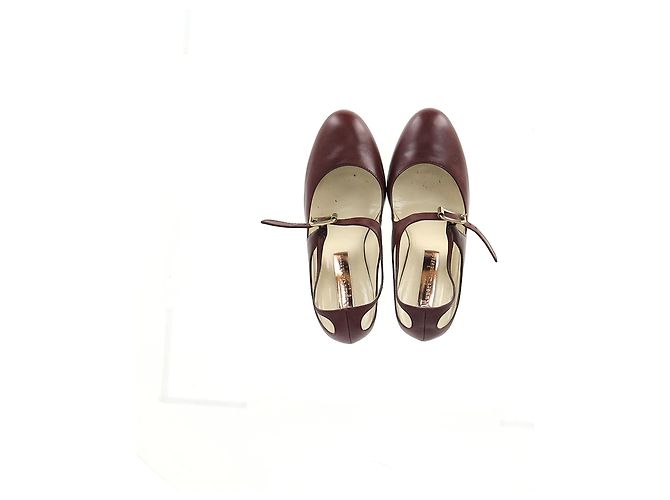 Zapatos Mary Jane Rupert Sanderson en cuero burdeos - vista 10