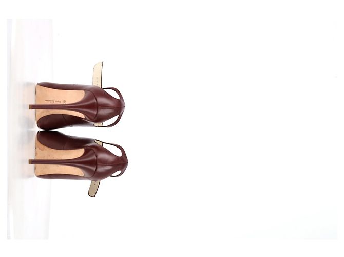 Zapatos Mary Jane Rupert Sanderson en cuero burdeos - vista 12