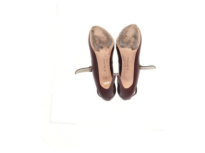 Zapatos Mary Jane Rupert Sanderson en cuero burdeos - vista 13