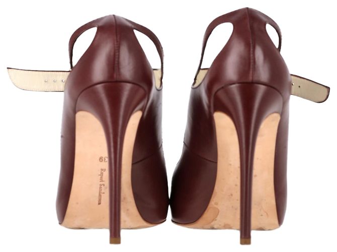 Zapatos Mary Jane Rupert Sanderson en cuero burdeos - vista 5