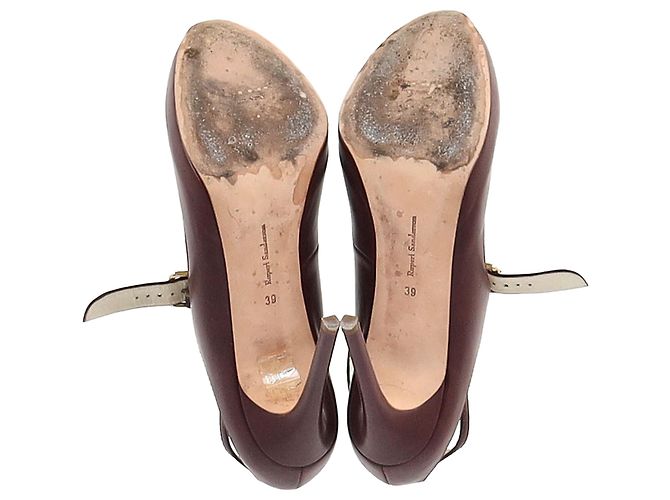 Zapatos Mary Jane Rupert Sanderson en cuero burdeos - vista 6