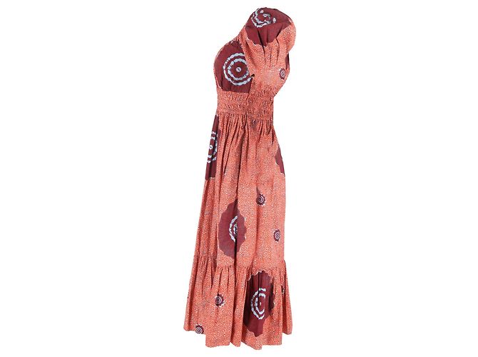 Abito midi a maniche a sbuffo stampato Ulla Johnson in cotone multicolore - vista 2