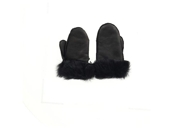 Paul Smith Handschuhe aus schwarzem Leder - Ansicht 6