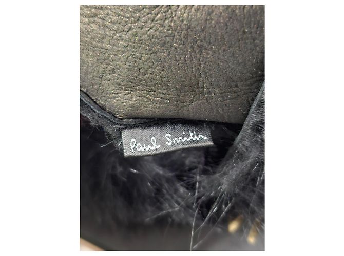Paul Smith Handschuhe aus schwarzem Leder - Ansicht 8