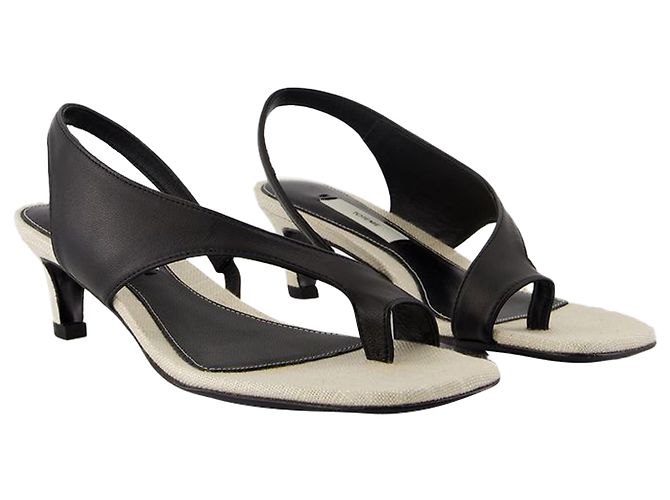 Totême Absatzsandalen - TOTEME - Leder - Schwarz - Ansicht 2