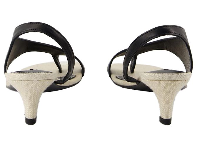 Totême Absatzsandalen - TOTEME - Leder - Schwarz - Ansicht 3