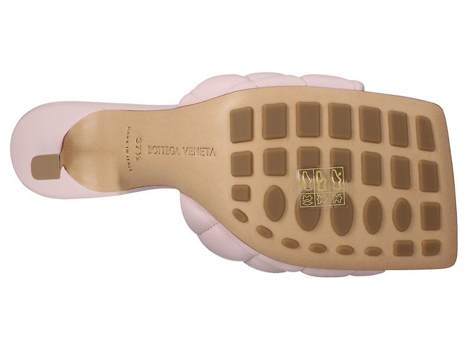 Mule imbottito Bottega Veneta rosa - vista 5