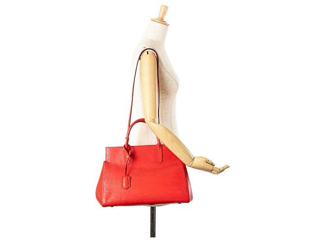 Louis Vuitton Rosso Epi Marly MM - vista 11