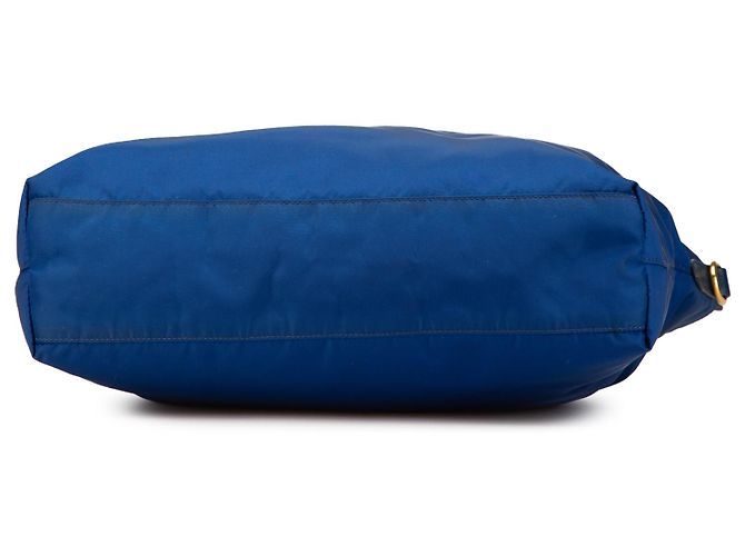 Prada Blaue Tessuto-Handtasche - Ansicht 3