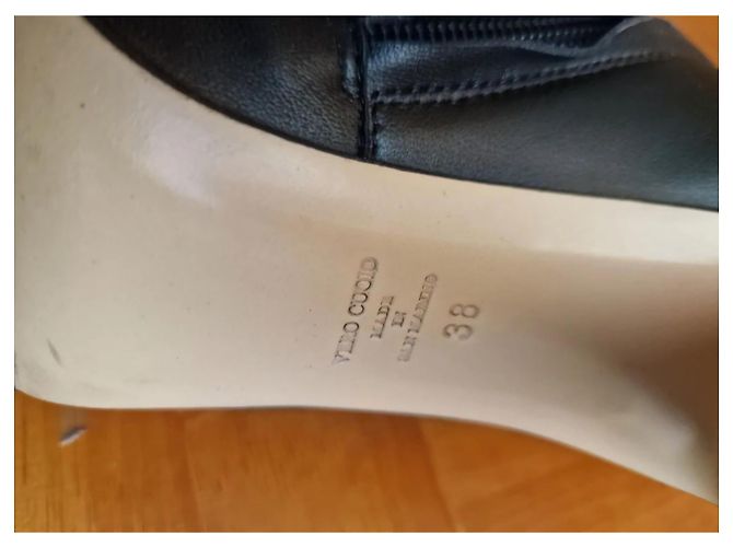 Autre Marque Stivaletti Ninalilou in pelle nappa nera Nero - vista 9
